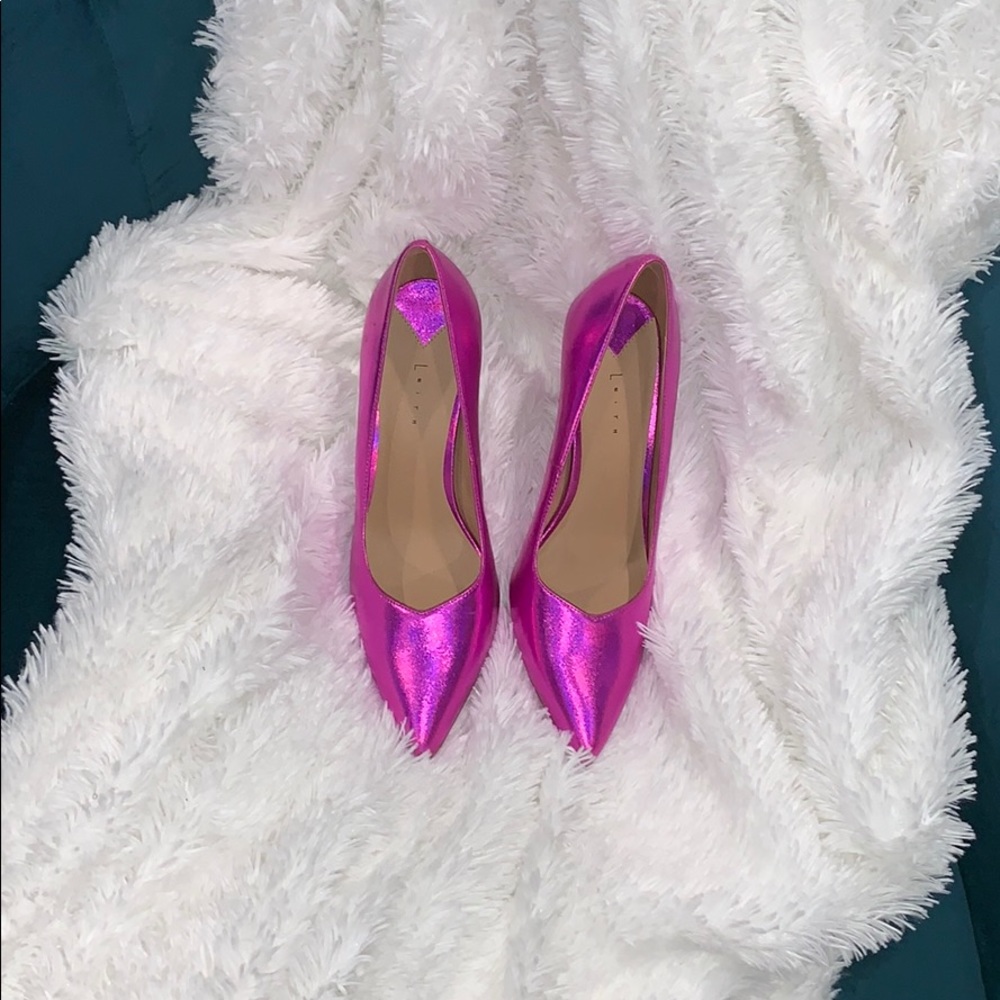 Pink Holographic Heels 💖